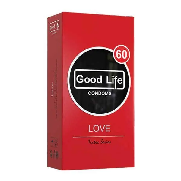 کاندوم گودلایف مدل Love بسته 12 عددی