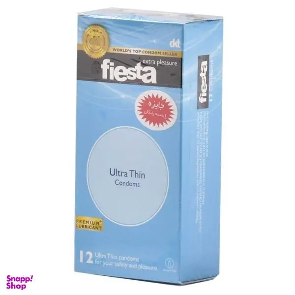 کاندوم نازک فیستا مدل Ultra Thin بسته 12 عددی