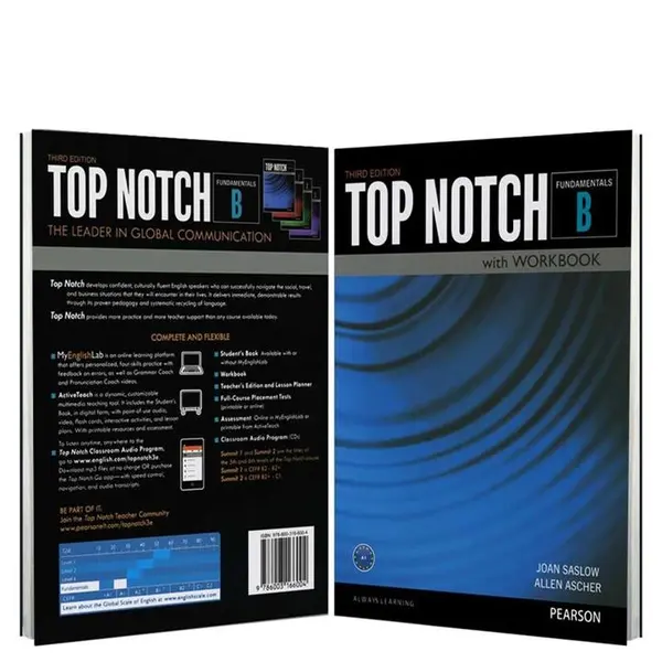 کتاب second edition Top Notch Fundamentals B نشر Pearson - 2