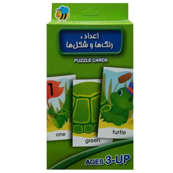 فلش کارت اعداد رنگ ها و شکل ها انتشارات عسل نشر