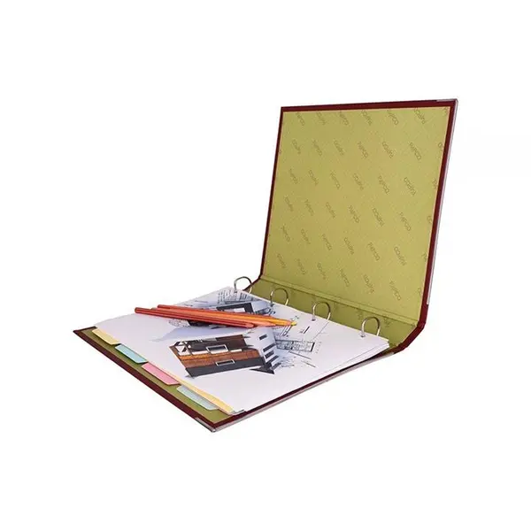 کلاسور 4 حلقه پاپکو کد 653 سایز A4