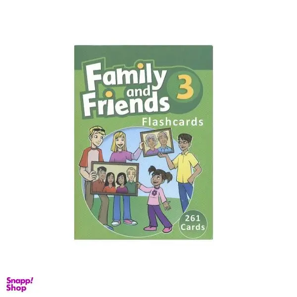 فلش کارت Family and Friends 3 انتشارات Oxford