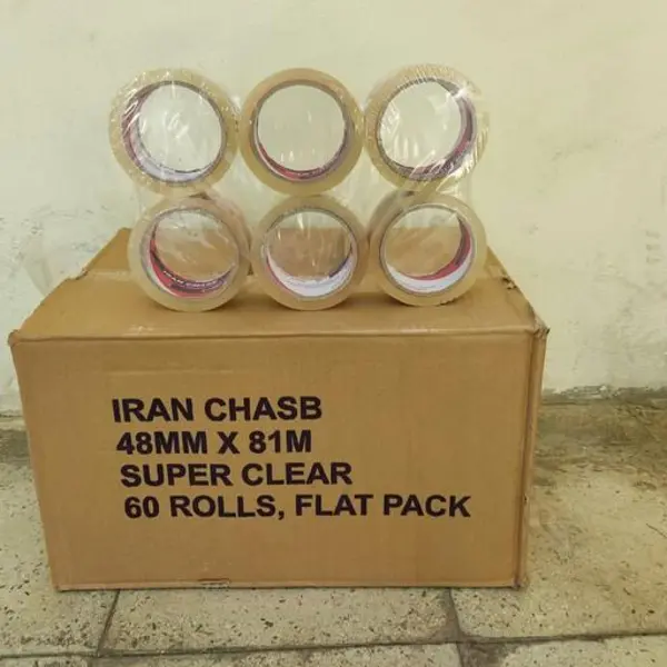 چسب پهن ایمر مدل 90 یارد 5 سانتی متری بسته 6 عددی