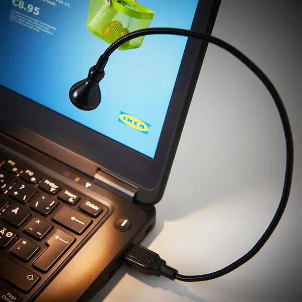 چراغ مطالعه ایکیا LED USB    JANSJO