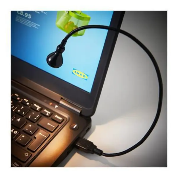 چراغ مطالعه ایکیا LED USB    JANSJO