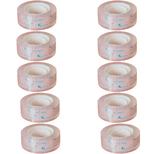 چسب نواری کارن کد 012 عرض 1.8 سانتی متر بسته 10 عددی