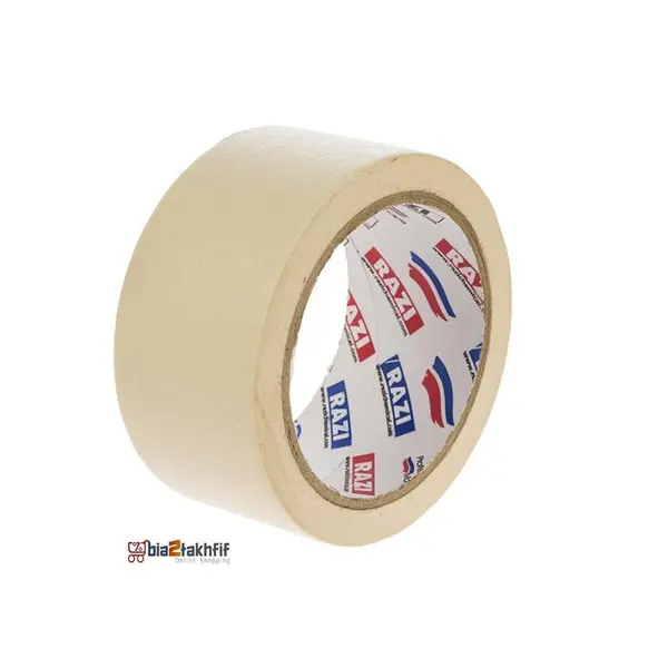 نوار چسب کاغذی رازی پهنای 4.8 سانتی متر
