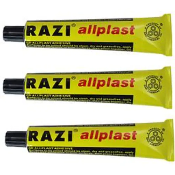 چسب مایع رازی مدل Allplast آلپلاست مجموعه 3 عددی