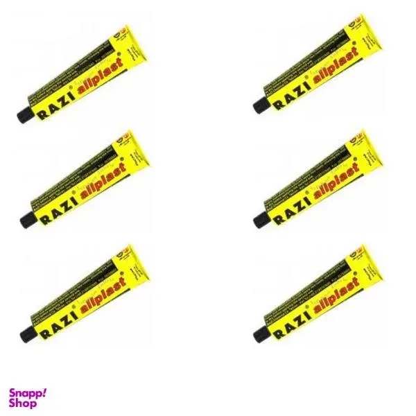 چسب مایع رازی مدل Allplast آلپلاست مجموعه 6 عددی