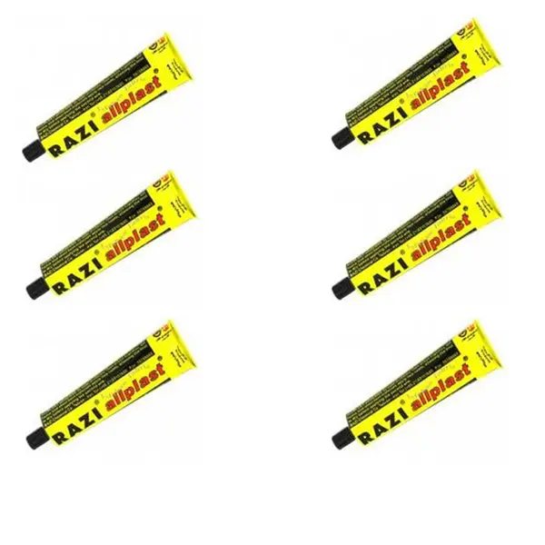 چسب مایع رازی مدل Allplast آلپلاست مجموعه 6 عددی چسب مایع رازی مدل Allplast آلپلاست مجموعه 6 عددی