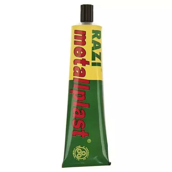 چسب رازی مدل Metallplast حجم 100 میلی لیتر یک عددی