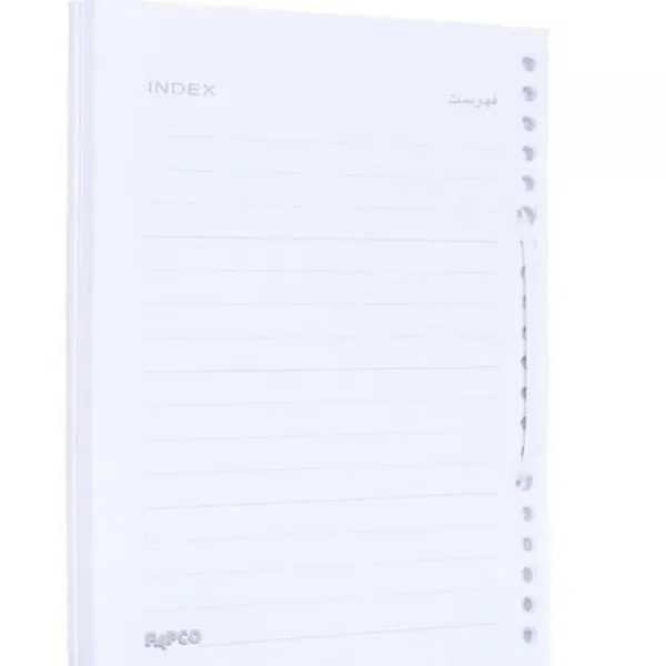 کاغذ کلاسوری پاپکو کد 009 بسته 100 عددی