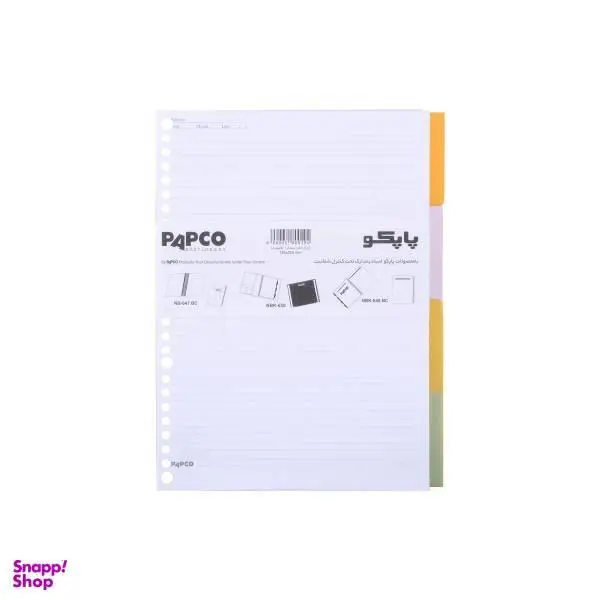 کاغذ کلاسوری پاپکو کد 009 بسته 100 عددی