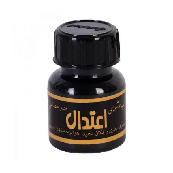 مرکب خوشنویسی اعتدال 25 میل مشکی رنگ مشکی