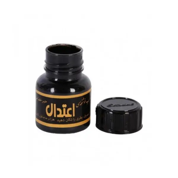 مرکب خوشنویسی اعتدال 25 میل مشکی رنگ مشکی