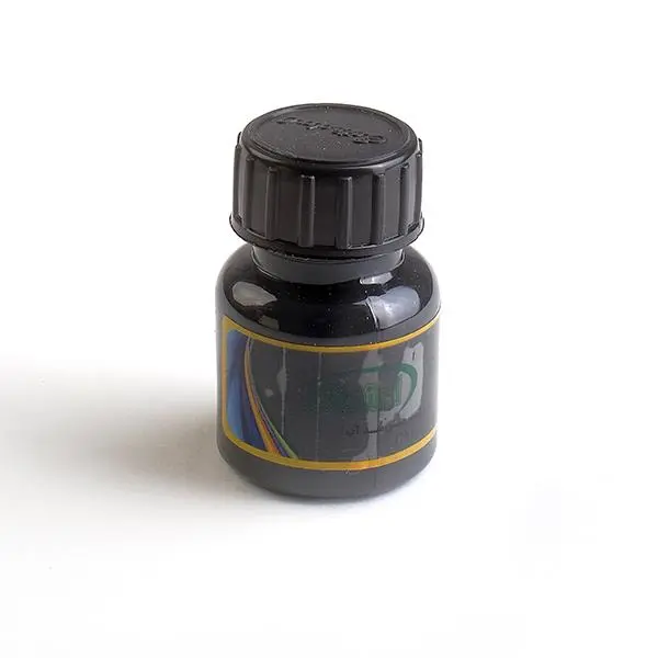 مرکب خوشنویسی اعتدال 25 میل مشکی رنگ مشکی
