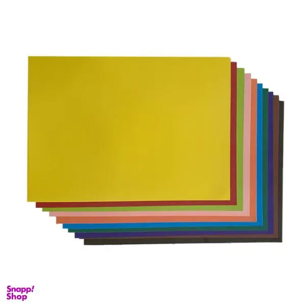 کاغذ رنگی A4 ره آورد کد 00A بسته 20 عددی