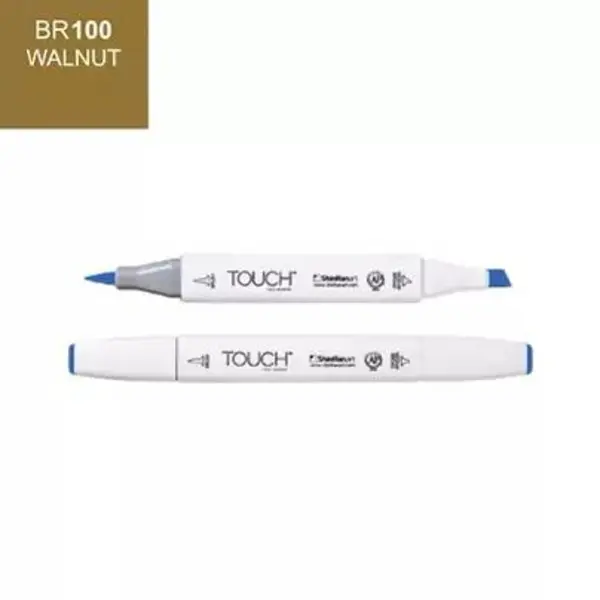 ماژیک تاچ براش دوسر بدنه سفید شین هان کد BR100
