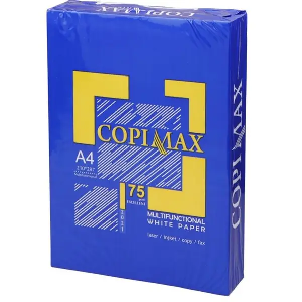 کاغذ COPIMAX 75g A4 نوین کاغذ شیراز بسته ۵۰۰ عددی