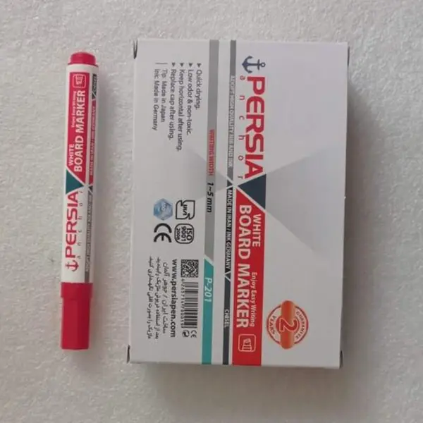 ماژیک وایت برد پرشیا مدل P-201 بسته 12 عددی