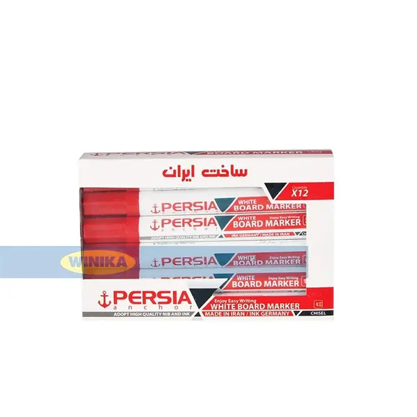 ماژیک وایت برد پرشیا مدل P-201 بسته 12 عددی