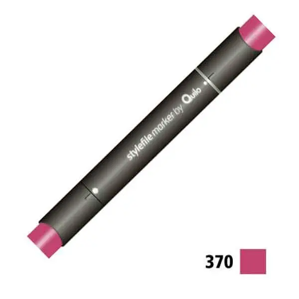 ماژیک راندو دوسر کوییلو مدل Stylefile کد 370 Old Red - 2