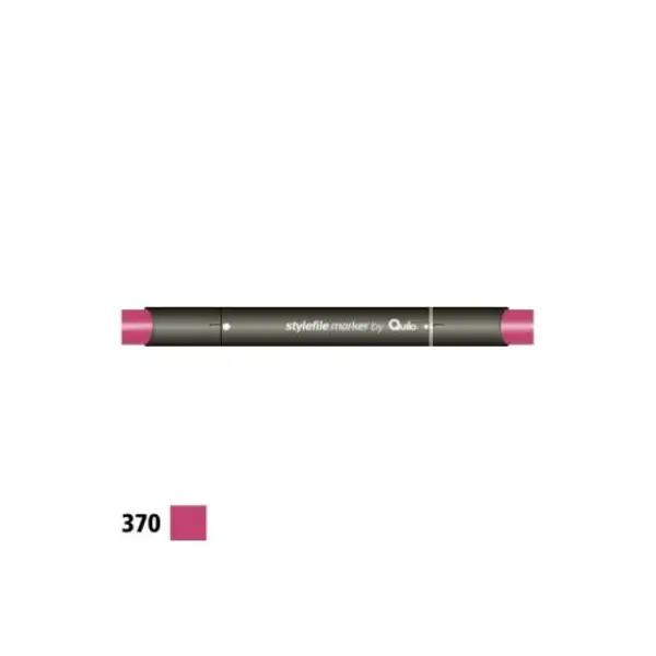 ماژیک راندو دوسر کوییلو مدل Stylefile کد 370 Old Red - 3