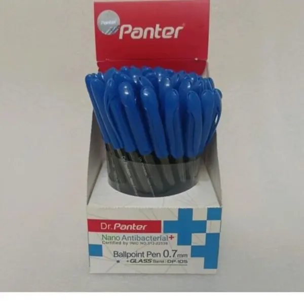 خودکار فوق روان نانو انتی باکتریال آبی دکتر پنتر 0.7MM کد DP105