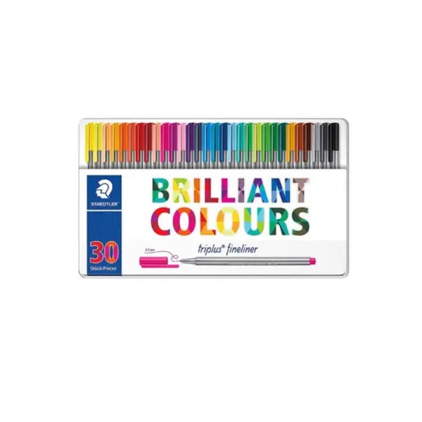 روان نویس 30 رنگ استدلر مدل Triplus Brilliant Colours کد 334 M30