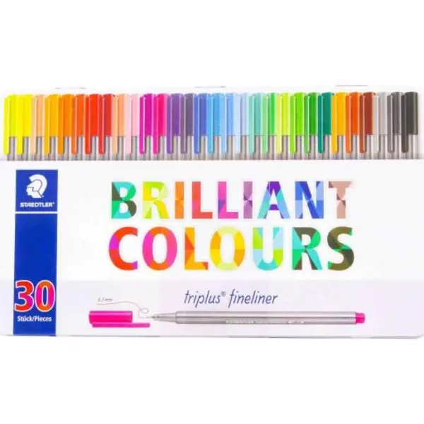 روان نویس 30 رنگ استدلر مدل Triplus Brilliant Colours کد 334 M30