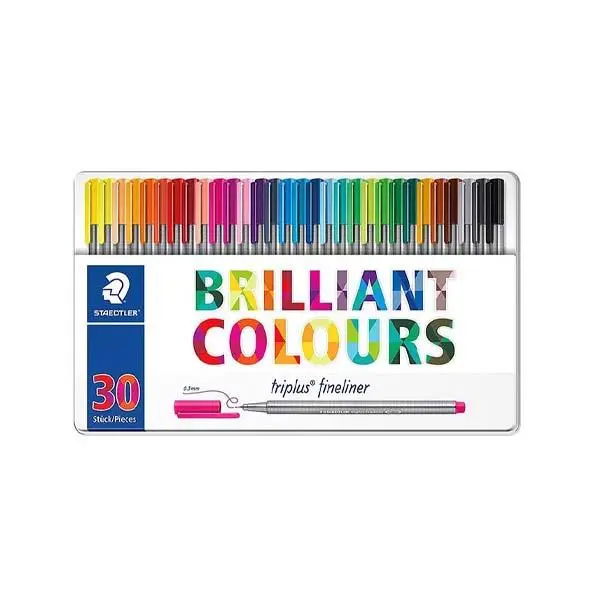 روان نویس 30 رنگ استدلر مدل Triplus Brilliant Colours کد 334 M30