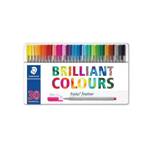 روان نویس 30 رنگ استدلر مدل Triplus Brilliant Colours کد 334 M30
