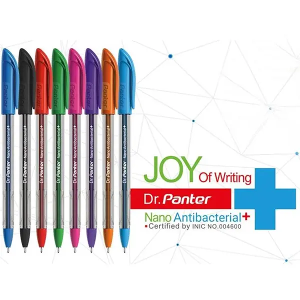 خودکار پنتر مدل نانو آنتی باکتریال کد DP-105 بسته 8 عددی