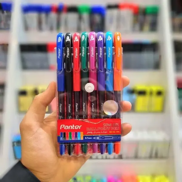 خودکار پنتر مدل نانو آنتی باکتریال کد DP-105 بسته 8 عددی