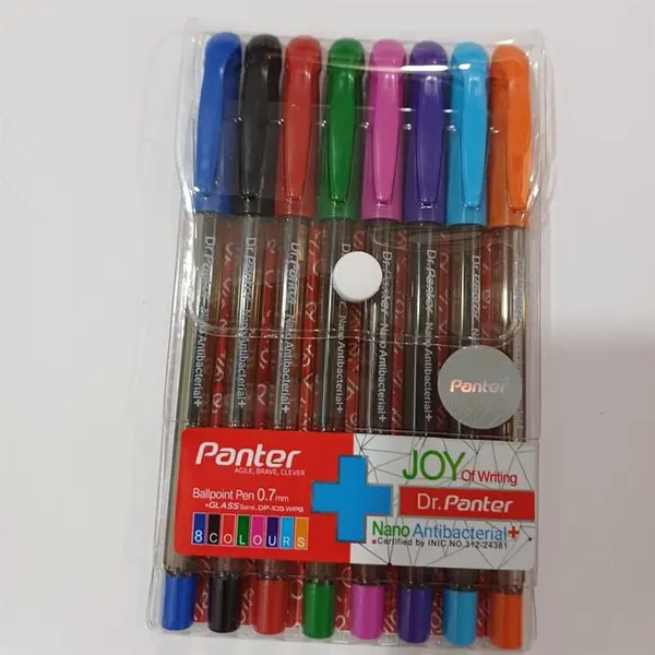 خودکار پنتر مدل نانو آنتی باکتریال کد DP-105 بسته 8 عددی
