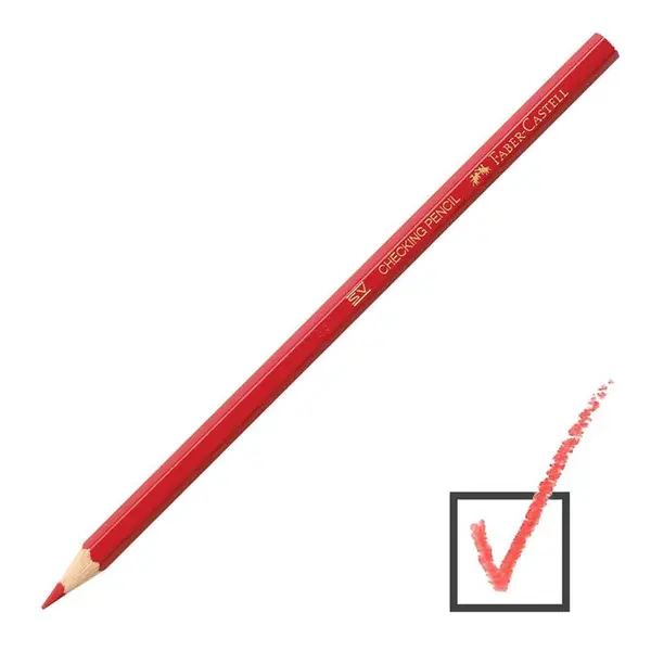 مداد قرمز فابر کاستل Faber Castell مدل 1111 یک عددی