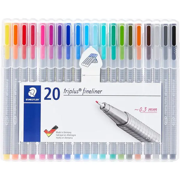 روان نویس استدلر مدل FINELINER بسته 20 عددی
