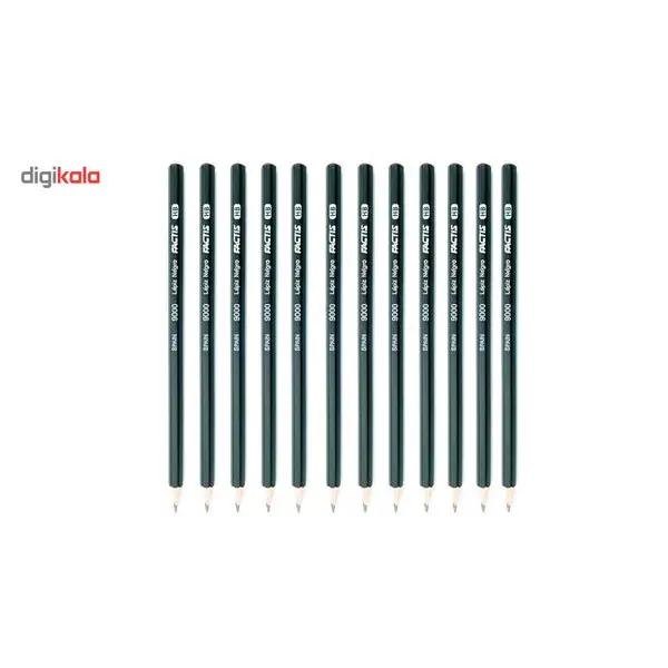 مداد مشکی فکتیس مدل Graphite Pencil بسته 12 عددی