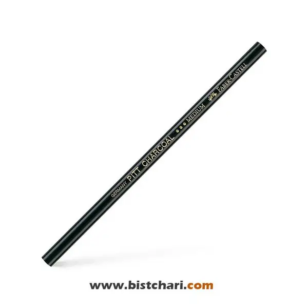 مداد پیت ذغالی مشکی Medium برند فابر کاستل Faber-Castell