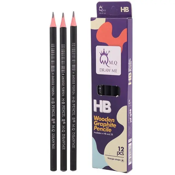 مداد مشکی ام کیو M.Q H-13 بسته 12 عددی مداد مشکی ام کیو M.Q H-13 بسته 12 عددی