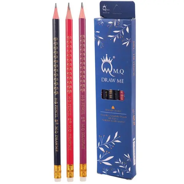 مداد مشکی ام کیو M.Q H-15 بسته 12 عددی