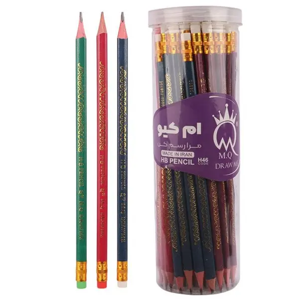 مداد مشکی ام کیو M.Q H46 بسته 48 عددی