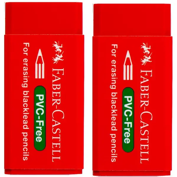 پاک کن فابر کاستل مدل PVC بسته 2 عددی