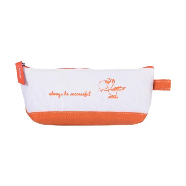 جامدادی پارچه ای کتان پاپکو طرح پرنده