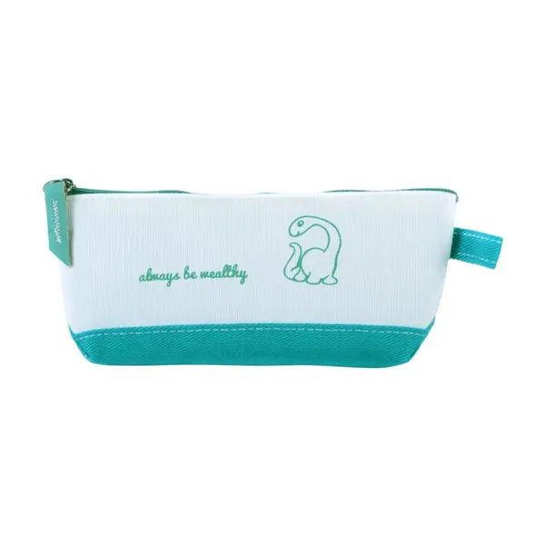 جامدادی پارچه ای کتان پاپکو طرح دایناسور