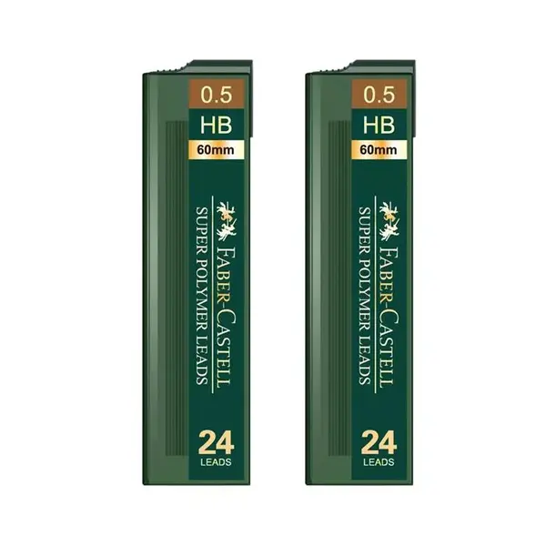نوک مداد نوکی 0.5 میلی متری فابر کاستل مدل Super Polymer HB یک عددی - 2