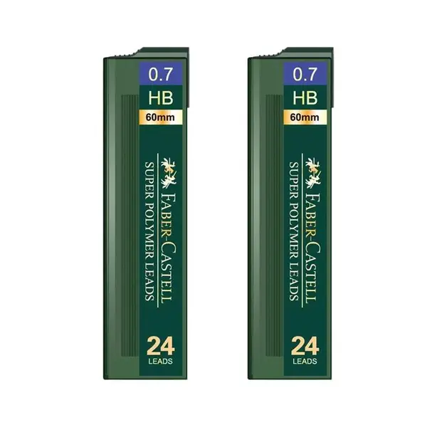 نوک مداد نوکی 0.7 میلی متری فابر کاستل مدل Super Polymer HB یک عددی - 3