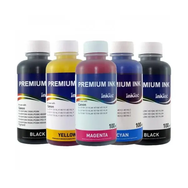 جوهر 100 سی سی اینک تک کره ای کانن InkTec canon 4 رنگ