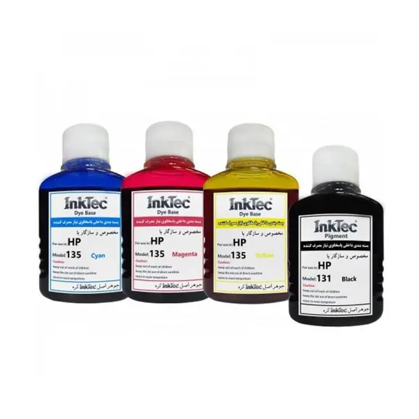 جوهر 100 سی سی اینک تک داخلی اچ پی InkTec HP 100cc  CMYK INK