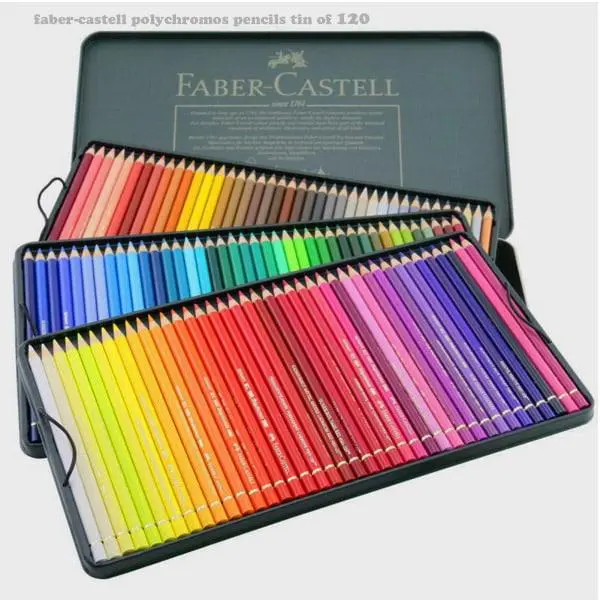 مداد رنگی 120 رنگ فابر کاستل مدل Polychromos - 5